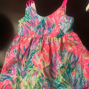 Lilly Rue Dress 2T Multi Fan Sea Pants